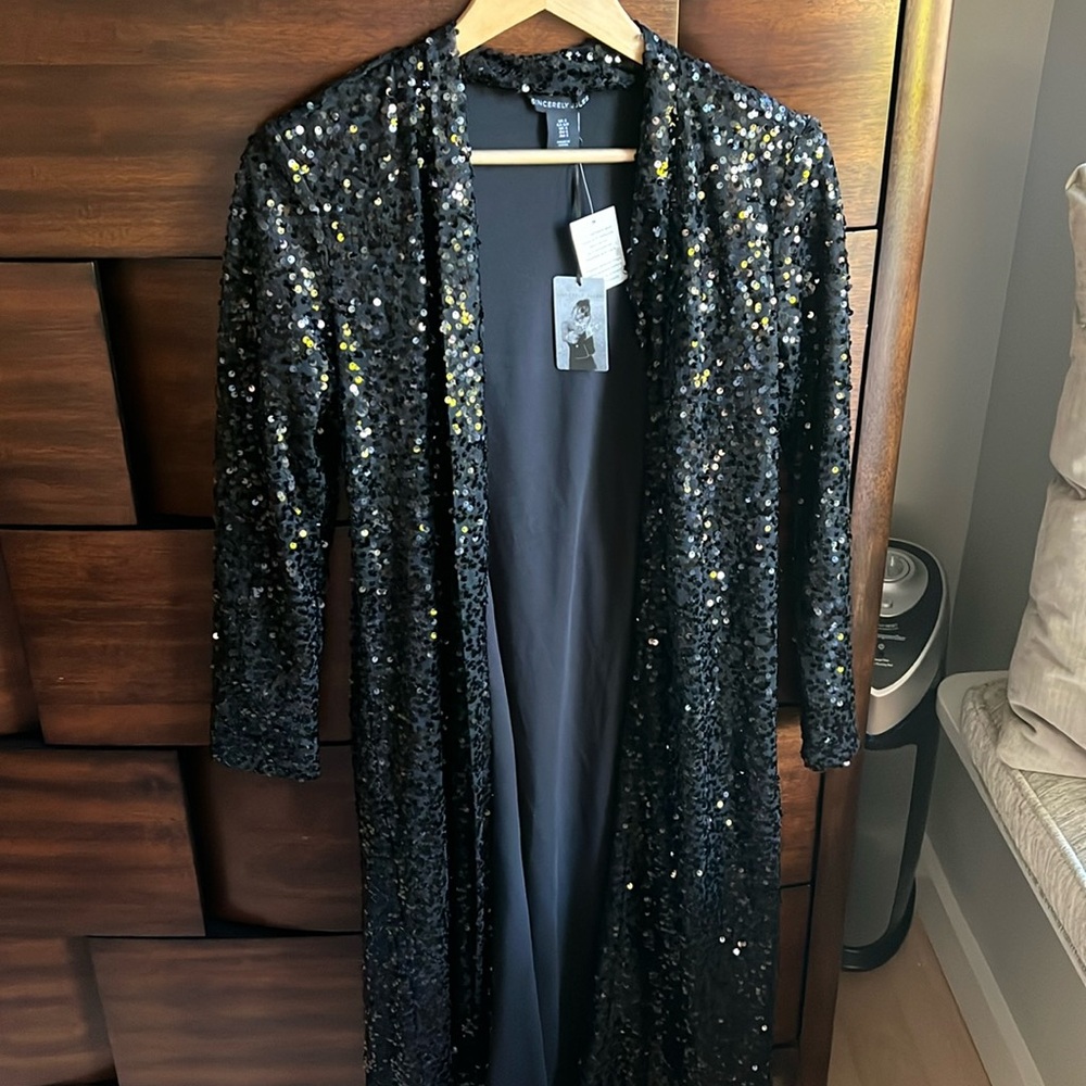 Sequin thin jacket